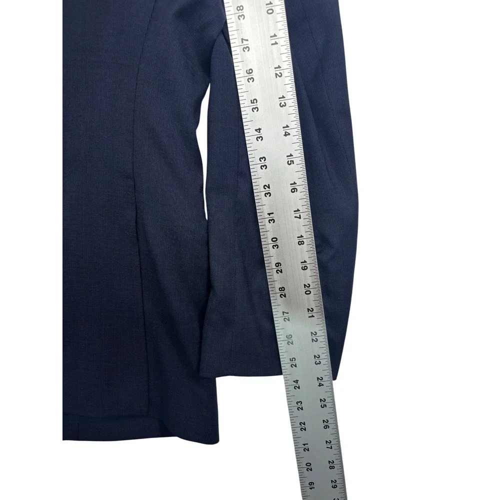 Jos A Bank 40S Navy Blue Traveler Blazer Jacket Sport Suit Coat Wool Stretch